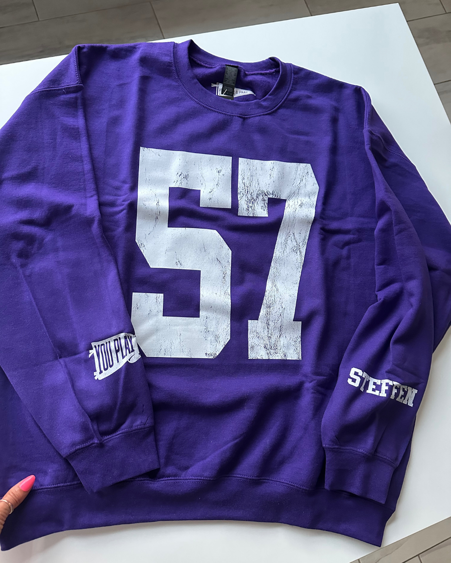 (PRE-ORDER) CUSTOM #1 FAN SWEATSHIRT | VARIOUS STYLES