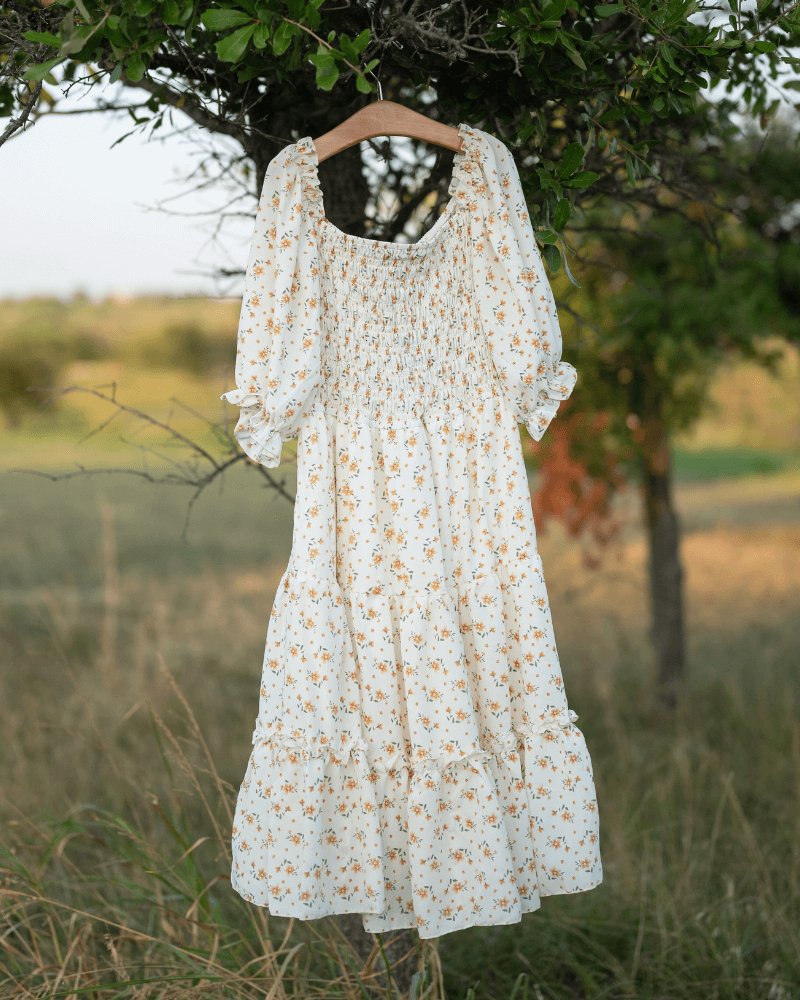 BAILEY'S BLOSSOMS Katherine Dress - Yellow Floral (COLLECTIVE)