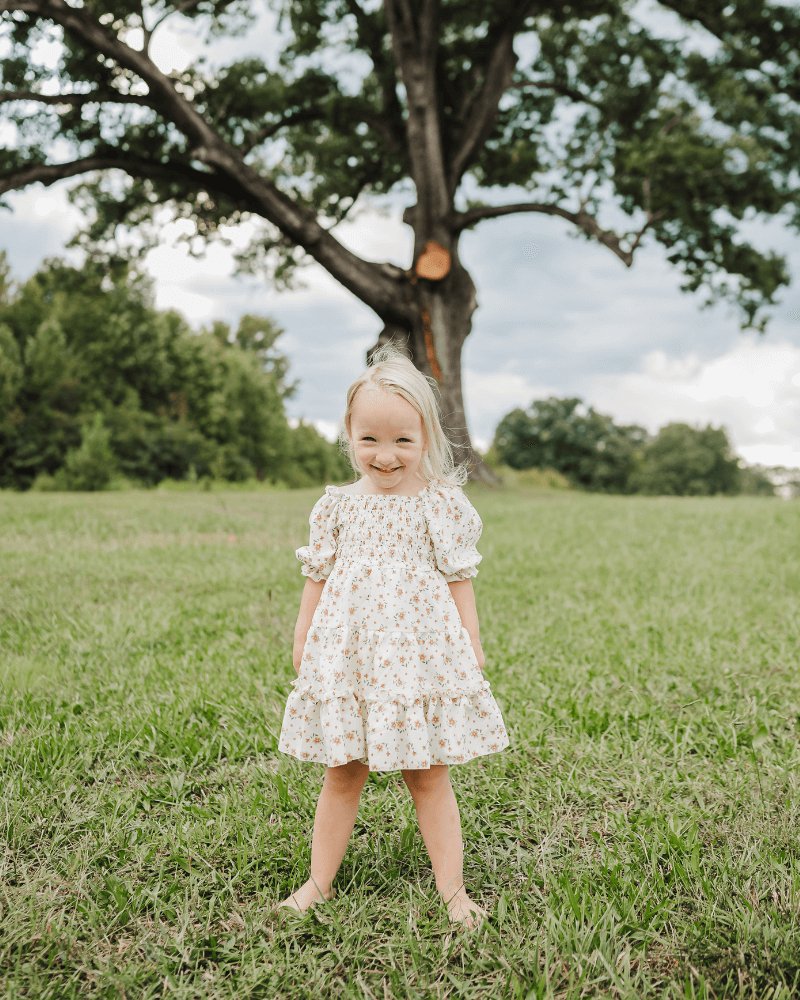 BAILEY'S BLOSSOMS Katherine Dress - Yellow Floral (COLLECTIVE)