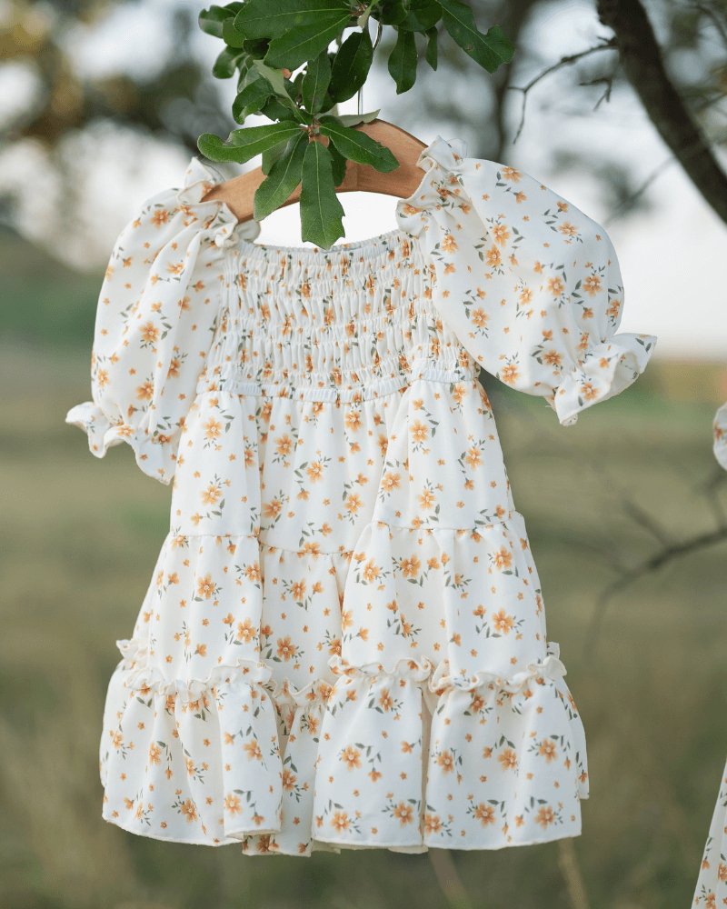 BAILEY'S BLOSSOMS Katherine Dress - Yellow Floral (COLLECTIVE)