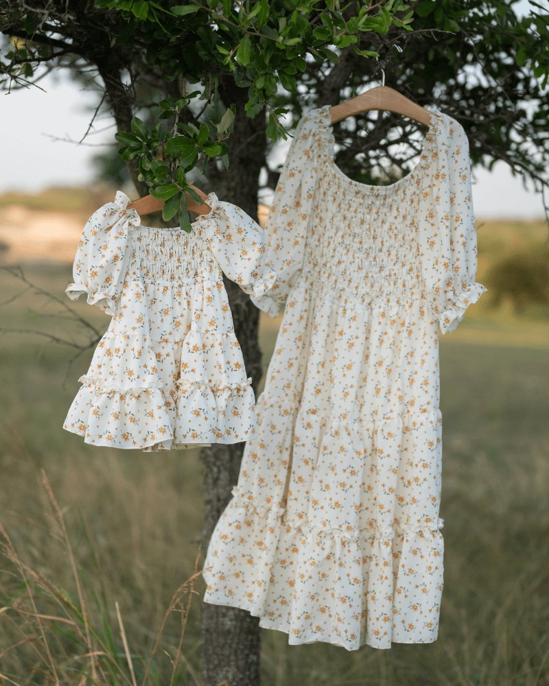 BAILEY'S BLOSSOMS Katherine Dress - Yellow Floral (COLLECTIVE)
