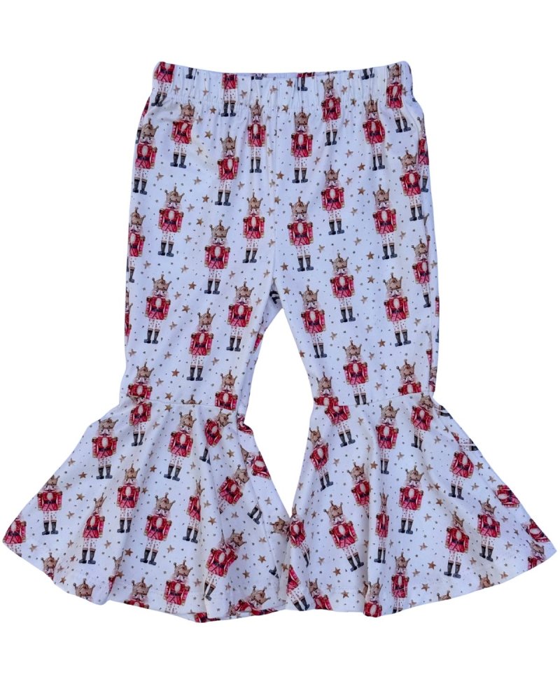 BAILEY'S BLOSSOMS Keely Exaggerated Bell Bottoms - Soldier with Stars (COLLECTIVE)