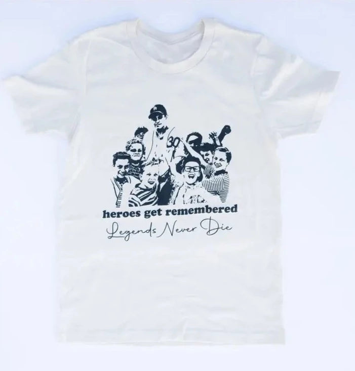 LEGENDS NEVER DIE BLACK GRAPHIC TEE | TODDLER + YOUTH + ADULTS