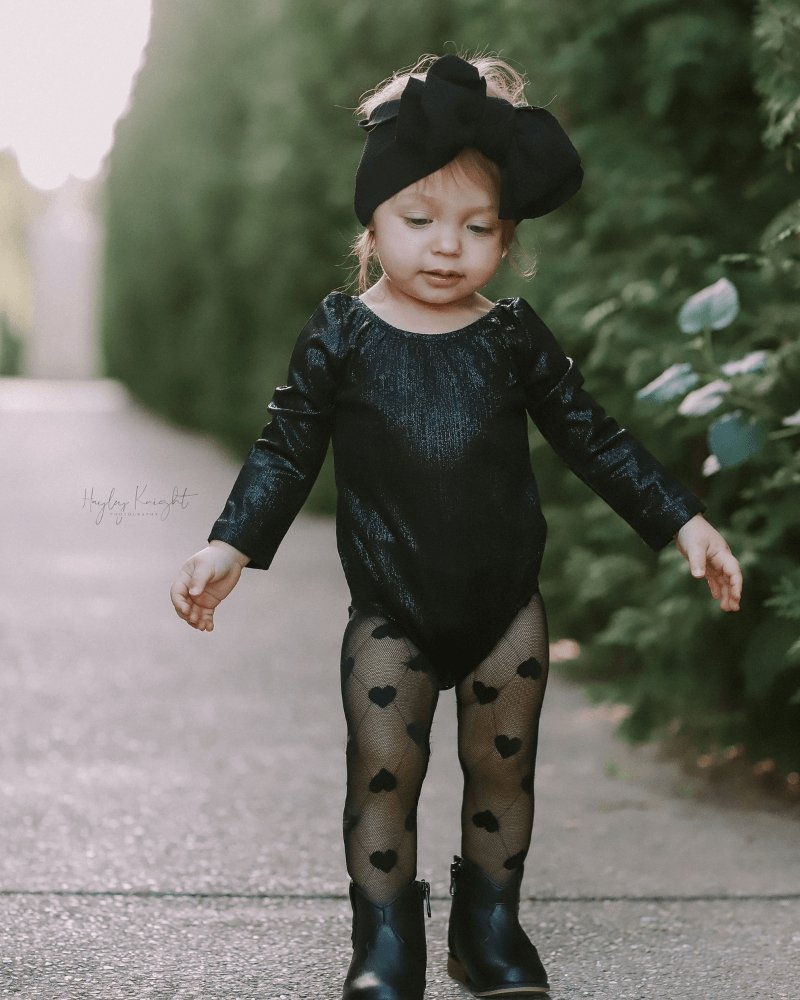 BAILEY'S BLOSSOMS Livee Long Sleeve Leotard - Time-to-Shine Onyx (COLLECTIVE)