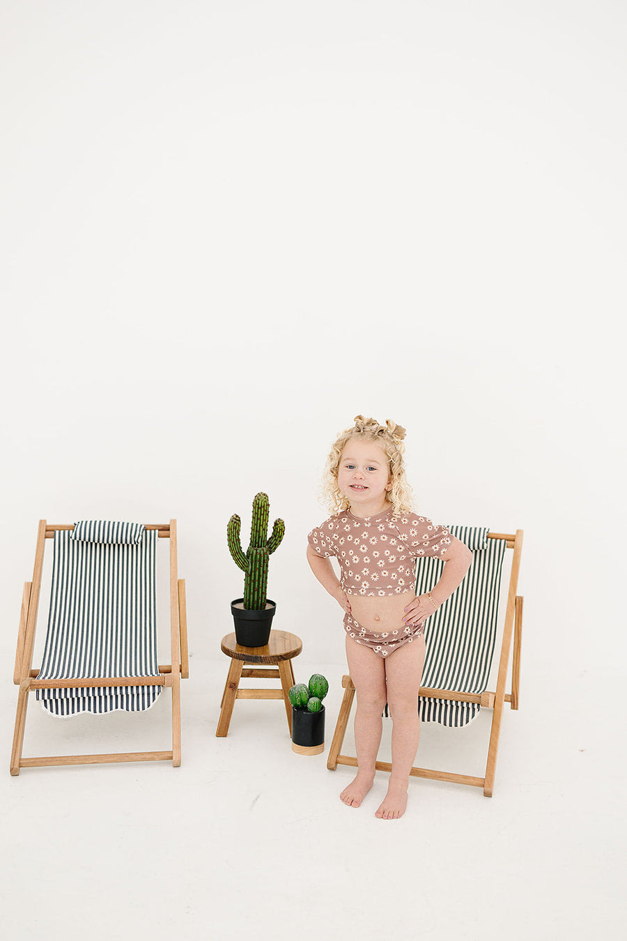 MEBIE BABY Daisy Short Sleeve Bikini Set (COLLECTIVE)