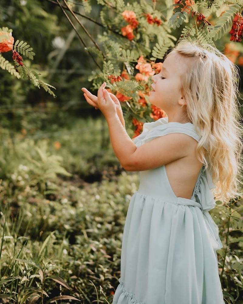 BAILEY'S BLOSSOMS Nellie Ruffle Maxi Dress - Sage (COLLECTIVE)