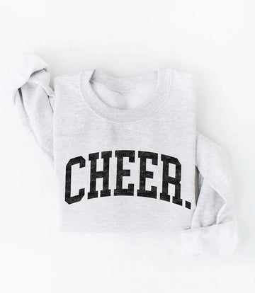 THE OC CHEER WOMEN'S GRAPHIC SWEATSHIRT | WHITE HEATHER