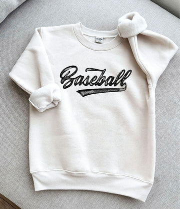 (PRE-ORDER) THE OC BASEBALL SCRIPT GRAPHIC SWEATSHIRT | YOUTH + TODDLER