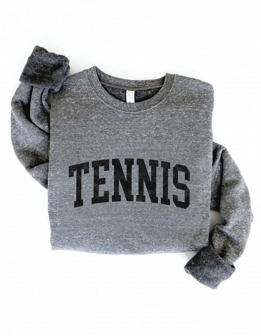 THE OC TENNIS WOMEN'S GRAPHIC SWEATSHIRT | DARK GRAY