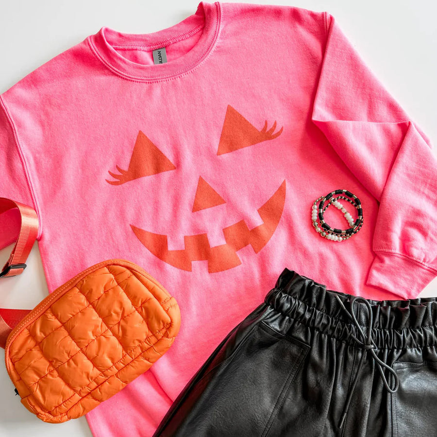 MUGSBY PUMPKIN FACE SWEATSHIRT