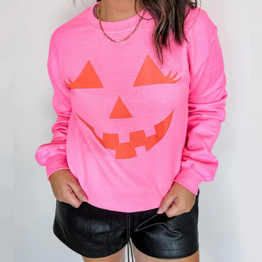 MUGSBY PUMPKIN FACE SWEATSHIRT