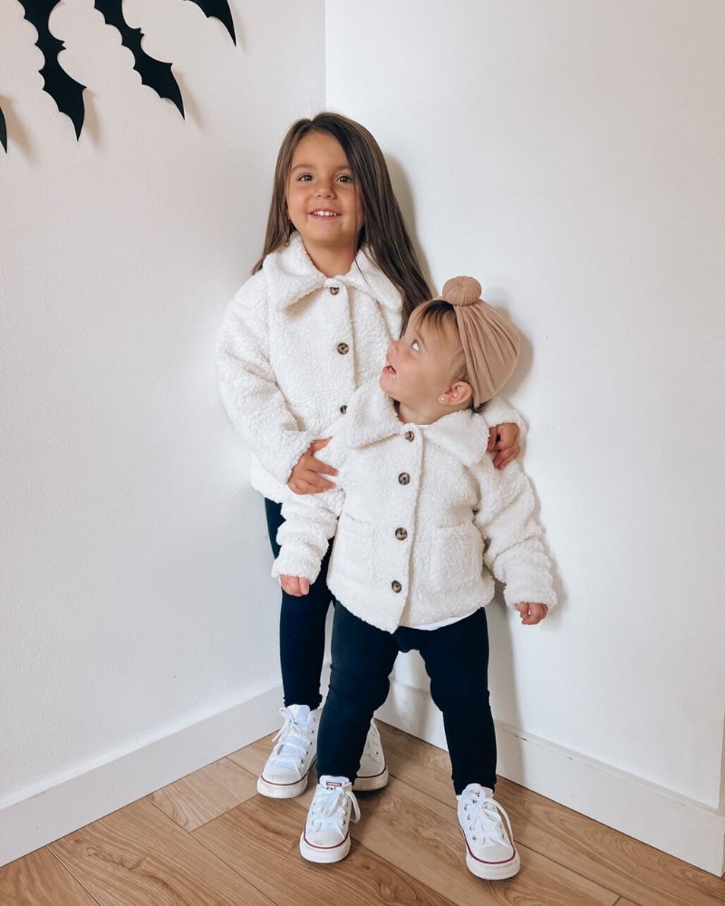 BAILEY'S BLOSSOMS Stevie Teddy Jacket - Ivory (COLLECTIVE)