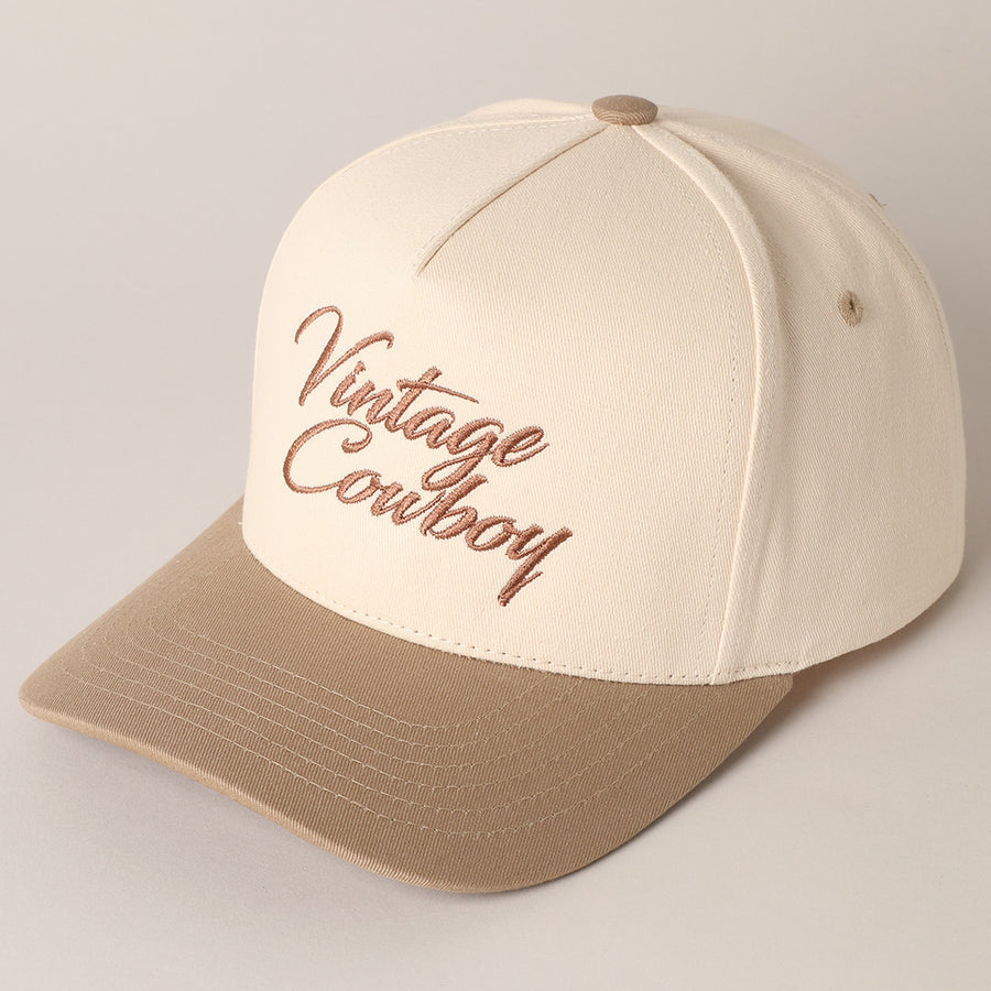 VINTAGE COWBOY HAT | BEIGE