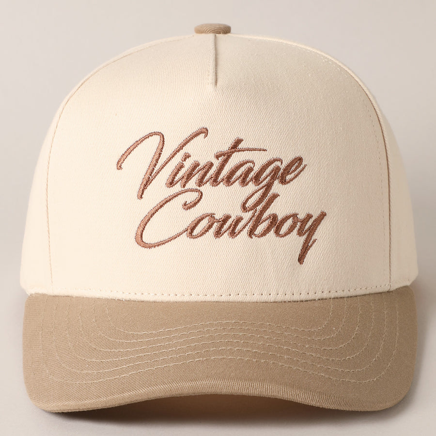 VINTAGE COWBOY HAT | BEIGE