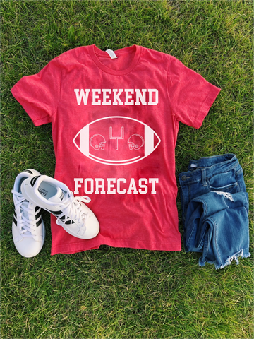 (PRE-ORDER) COSTA WEEKEND FORECAST FOOTBALL TEE | VARIOUS COLORS