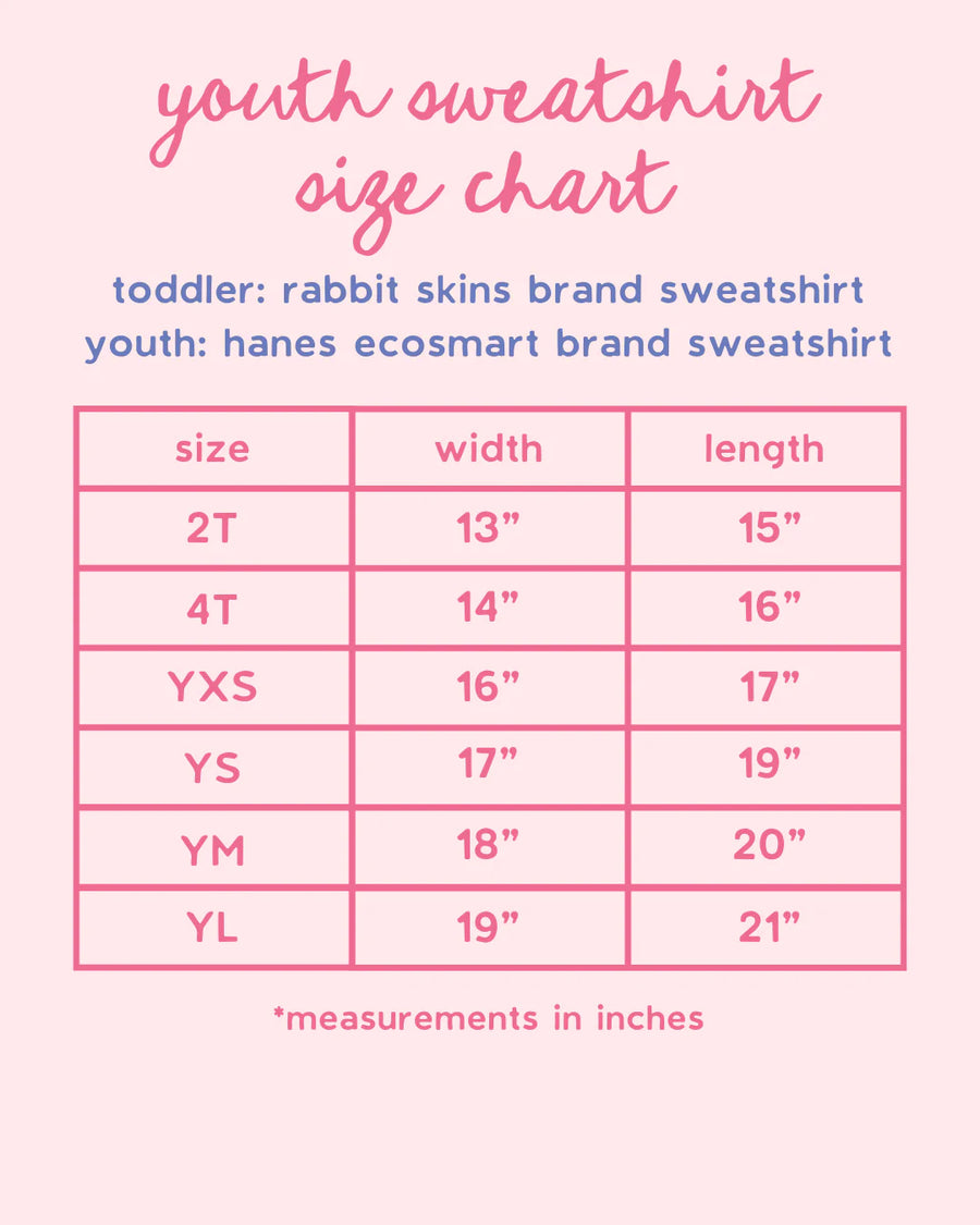 (PRE-ORDER) E+E OH WHAT FUN YOUTH CHRISTMAS SWEATSHIRT