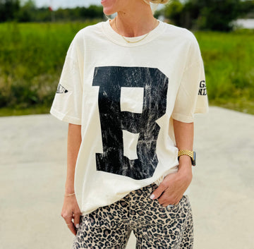 (PRE-ORDER) CUSTOM #1 FAN REGULAR TEES | CREAM, PEPPER OR WHITE
