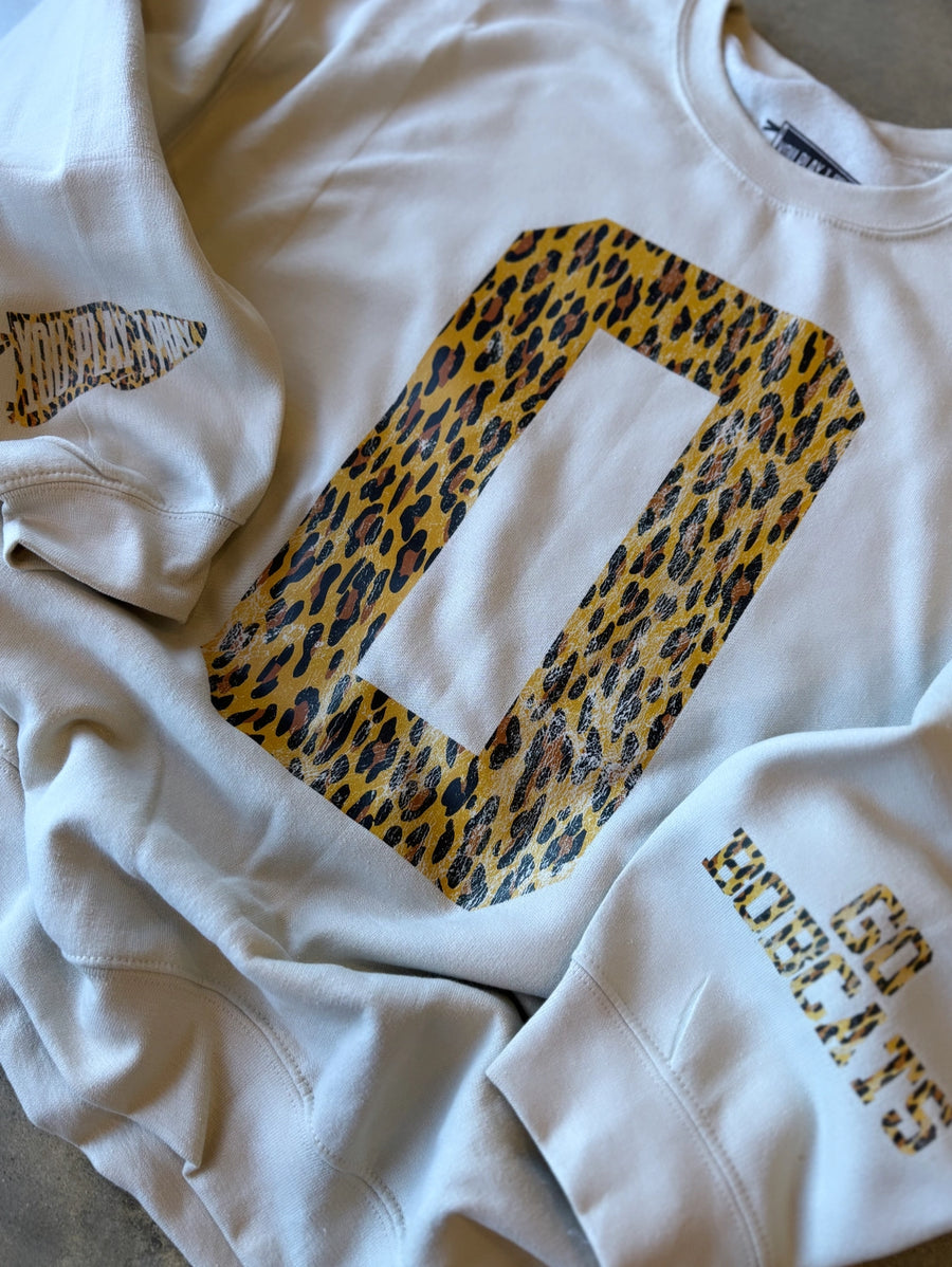 (PRE-ORDER) CUSTOM #1 FAN LEOPARD SWEATSHIRT