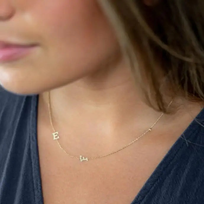 (PRE-ORDER) THE SIS KISS CUSTOM LOVE LETTERS WOMEN'S NECKLACE | GOLD, ROSE GOLD OR SILVER